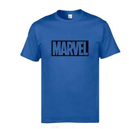 Marvel Printed T Shirt Men's Tops Tees Top Quality Cotton Casual Men Tshirt Marvel T-Shirts Man