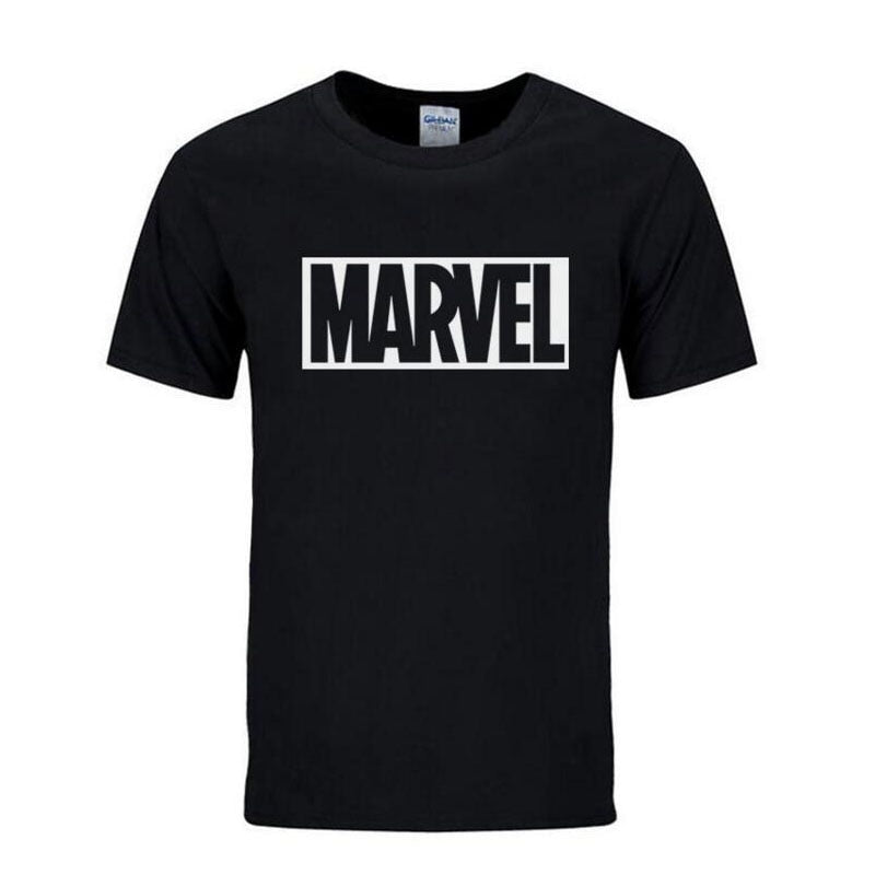 Marvel Printed T Shirt Men's Tops Tees Top Quality Cotton Casual Men Tshirt Marvel T-Shirts Man