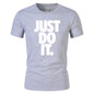 Just Do It T Letter print t-shirt