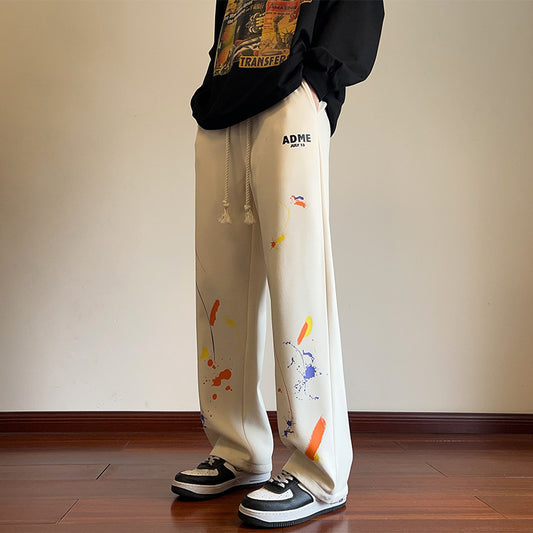 Graffiti Sweatpants Men's Casual Sports Pants