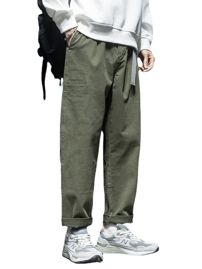 Loose Plus Size Straight Cargo Pants Men's Sports