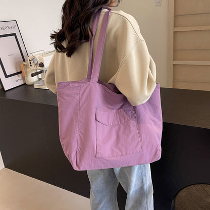 Large Capacity Artistic One-shoulder Canvas Bag