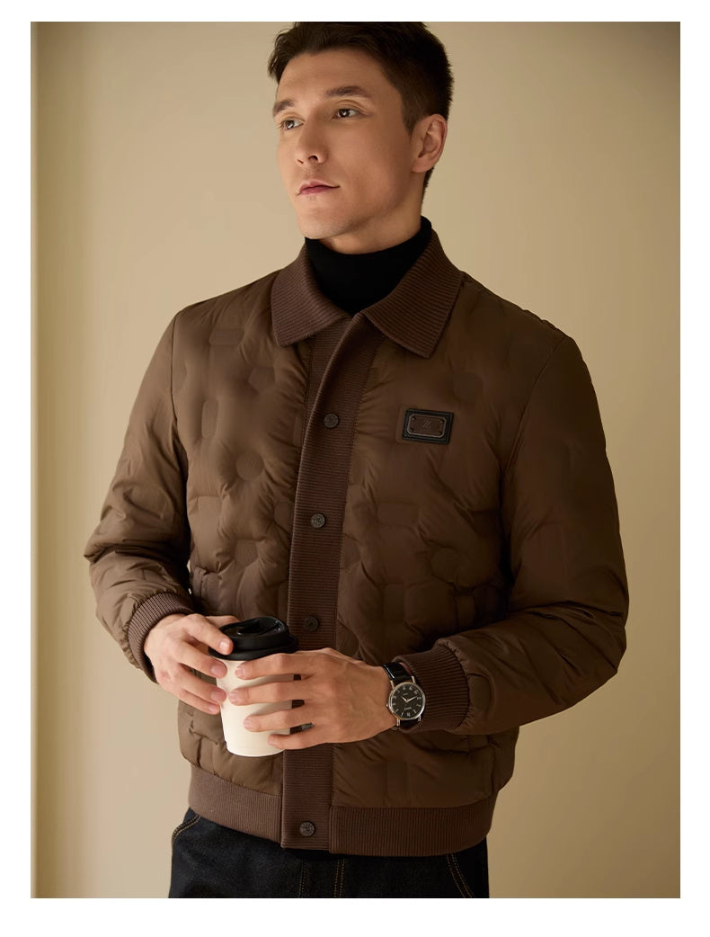 Men's Casual Fashion Thickened Warm Short Coat