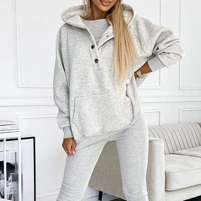 Triflex Activewear: Hoodie, Vest & Trousers Set