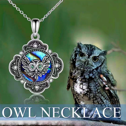 Cute Animal Owl Necklace For Women Vintage