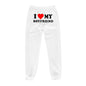 I Love MY BOYFRIEND Printed Trousers Casual Sweatpants Men And Women Sports Pants