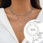 Women's Simple Slim Chain Multi-layer Imitation Pearl Necklace