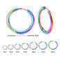 25 Line Geometric Circle Round Large Circle Ear Clip