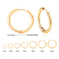 25 Line Geometric Circle Round Large Circle Ear Clip