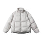 Square Plaid Bread Down Jacket